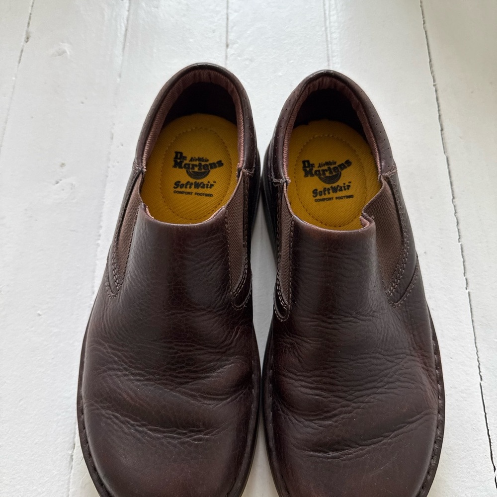 DOC MARTENS ORSON MEN'S LEATHER SLIP ON SHOES